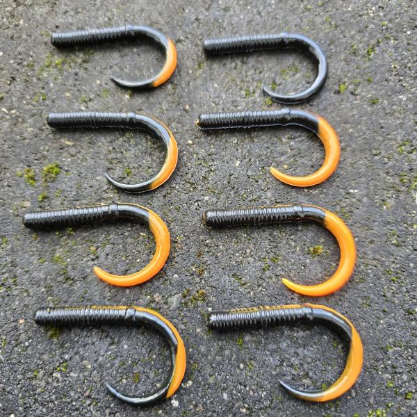 Wurmulus Slim 45mm - Essentials Gum - UV Aktiv Black Orange